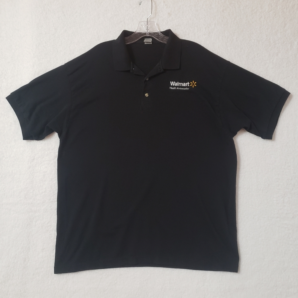Walmart health ebassador black employee polo shirt mens XL